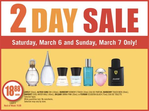 shoppers drug mart perfume deals